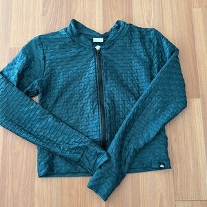 Booty by Brabants Textured Chrome Emerald Jacket